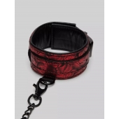 Красно-черные оковы Reversible Faux Leather Ankle Cuffs - Fifty Shades of Grey - купить с доставкой в Волгодонске