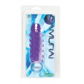 Закрытая фиолетовая насадка с пупырышками SAMURAI PENIS SLEEVE PURPLE - 14,5 см. - NMC - в Волгодонске купить с доставкой