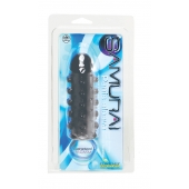 Дымчатая стимулирующая насадка с закрытой головкой SAMURAI PENIS SLEEVE BLACK - 14,5 см. - NMC - в Волгодонске купить с доставкой