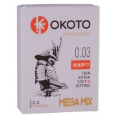 Набор из 4 презервативов OKOTO MegaMIX - Sitabella - купить с доставкой в Волгодонске