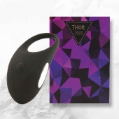 Черное эрекционное виброкольцо Thor Cockring - FeelzToys - в Волгодонске купить с доставкой