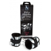 Серо-черные наручники Totally His - Fifty Shades of Grey - купить с доставкой в Волгодонске