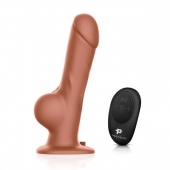 Реалистичный страпон с радиоуправлением Remote Control Realistic - 21 см. - Pegasus - купить с доставкой в Волгодонске