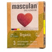 Экологически чистые презервативы Masculan Organic - 3 шт. - Masculan - купить с доставкой в Волгодонске