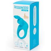 Голубое эрекционное виброкольцо Happy Rabbit Rechargeable Rabbit Cock Ring - Happy Rabbit - в Волгодонске купить с доставкой