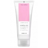 Смазка на водной основе Mixgliss Sweet с ароматом бабл-гам - 70 мл. - Mixgliss - купить с доставкой в Волгодонске