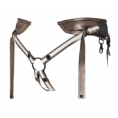 Бронзовый пояс для насадок Desirous Harness - Strap-on-me - купить с доставкой в Волгодонске