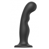 Черная насадка Strap-On-Me Dildo Plug P G size XXL - Strap-on-me - купить с доставкой в Волгодонске