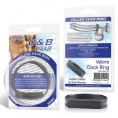 Кольцо на пенис из искусственной кожи на липучке VELCRO COCK RING - 5 см. - BlueLine - в Волгодонске купить с доставкой