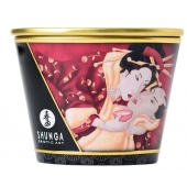 Массажная  свеча Sparkling Strawberry Wine с ароматом клубничного вина - 170 мл. - Shunga - купить с доставкой в Волгодонске