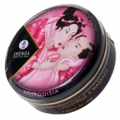 Массажная свеча Rose Petals с ароматом розы - 30 мл. - Shunga - купить с доставкой в Волгодонске