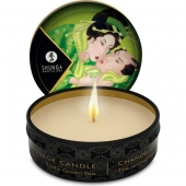 Массажная свеча Exotic Green Tea с ароматом зелёного чая - 30 мл. - Shunga - купить с доставкой в Волгодонске