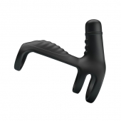 Черная вибронасадка на пенис Vibrating Penis Sling - Baile - в Волгодонске купить с доставкой