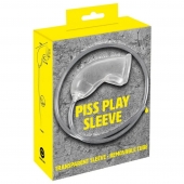 Прозрачная насадка на пенис Piss Play Sleeve для игр с мочеиспусканием - Orion - купить с доставкой в Волгодонске