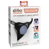 Черные трусики для страпона Body Dock SE на регулируемых ремнях - Pipedream - купить с доставкой в Волгодонске