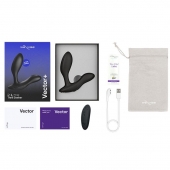 Черный анальный вибратор We-Vibe Vector+ - We-vibe - в Волгодонске купить с доставкой