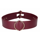 Бордовый ремень Halo Waist Belt - размер L-XL - Shots Media BV - купить с доставкой в Волгодонске