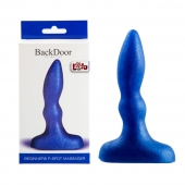 Синий анальный стимулятор Beginners p-spot massager - 11 см. - Lola Games - в Волгодонске купить с доставкой