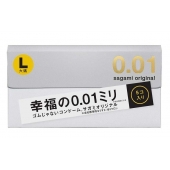 Презервативы Sagami Original 0.02 L-size увеличенного размера - 5 шт. - Sagami - купить с доставкой в Волгодонске