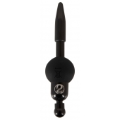 Черный уретральный вибростимулятор Vibrating Penis Plug - Orion - купить с доставкой в Волгодонске