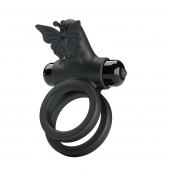 Черное эрекционное виброкольцо Passionate Ring IX - Baile - в Волгодонске купить с доставкой