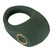 Зеленое эрекционное виброкольцо Luxurious Vibro Cock Ring - Orion - в Волгодонске купить с доставкой