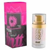 Возбуждающий гель Golden Chups с малиновым ароматом - 17 мл. - INTT - купить с доставкой в Волгодонске