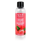 Массажное масло Sexy Sweet Nectar Lychee с феромонами и ароматом личи - 75 мл. - Биоритм - купить с доставкой в Волгодонске