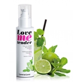 Съедобное согревающее массажное масло Love Me Tender Mojito с ароматом мохито - 100 мл. - Love to Love - купить с доставкой в Волгодонске
