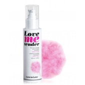 Съедобное согревающее массажное масло Love Me Tender Cotton Candy с ароматом сладкой ваты - 100 мл. - Love to Love - купить с доставкой в Волгодонске