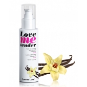 Съедобное согревающее массажное масло Love Me Tender Vanilla с ароматом ванили - 100 мл. - Love to Love - купить с доставкой в Волгодонске