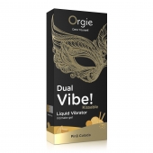 Съедобный гель Dual Vibe Pina Colada с эффектом вибрации и вкусом коктейля пина колада - 15 мл. - ORGIE - купить с доставкой в Волгодонске