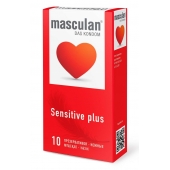 Презервативы Masculan Sensitive plus - 10 шт. - Masculan - купить с доставкой в Волгодонске