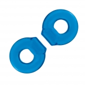 Комплект из двух колец для пениса 2-Pack Ultra-Stretch Stamina Endurance Ring - BlueLine - в Волгодонске купить с доставкой
