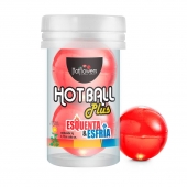 Лубрикант на масляной основе Hot Ball Plus с охлаждающе-разогревающим эффектом (2 шарика по 3 гр.) - HotFlowers - купить с доставкой в Волгодонске
