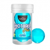 Лубрикант на масляной основе Hot Ball Plus с охлаждающим эффектом (2 шарика по 3 гр.) - HotFlowers - купить с доставкой в Волгодонске