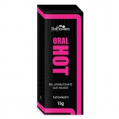 Гель для оральных ласк Oral Hot с согревающим эффектом - 15 гр. - HotFlowers - купить с доставкой в Волгодонске