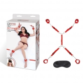 Красная фиксация на матрас Classic Bedspreader - Lux Fetish - купить с доставкой в Волгодонске