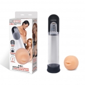 Автоматическая вакуумная помпа-мастурбатор Blowjob Auto Sucker Penis Enlarger Pump - Lux Fetish - в Волгодонске купить с доставкой
