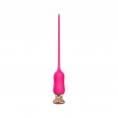 Розовый тонкий стимулятор Nipple Vibrator - 23 см. - I-MOON - купить с доставкой в Волгодонске