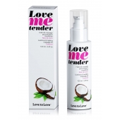 Съедобное согревающее массажное масло Love Me Tender Cocos с ароматом кокоса - 100 мл. - Love to Love - купить с доставкой в Волгодонске