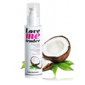 Съедобное согревающее массажное масло Love Me Tender Cocos с ароматом кокоса - 100 мл. - Love to Love - купить с доставкой в Волгодонске