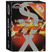 Презервативы Sagami Xtreme ENERGY с ароматом энергетика - 3 шт. - Sagami - купить с доставкой в Волгодонске