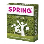 Классические презервативы SPRING CLASSIC - 3 шт. - SPRING - купить с доставкой в Волгодонске