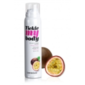 Массажная хрустящая пенка Tickle my body с ароматом маракуйи - 150 мл. - Love to Love - купить с доставкой в Волгодонске