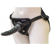 Комплект из трусиков Harness и двух насадок - 20,5 и 18 см. - LOVETOY (А-Полимер) - купить с доставкой в Волгодонске