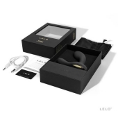Чёрный перезаряжаемый стимулятор простаты Bruno Black - Lelo - в Волгодонске купить с доставкой