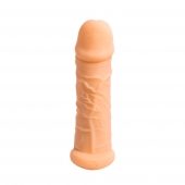 Телесный фаллоудлинитель Extra Size Bubbles - 15,5 см. - Lola Games - в Волгодонске купить с доставкой