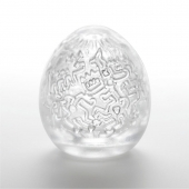 Мастурбатор-яйцо Keith Haring EGG PARTY - Tenga - в Волгодонске купить с доставкой