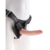 Страпон на виниловых трусиках Strap-on Harness Cock - 17,8 см. - Pipedream - купить с доставкой в Волгодонске